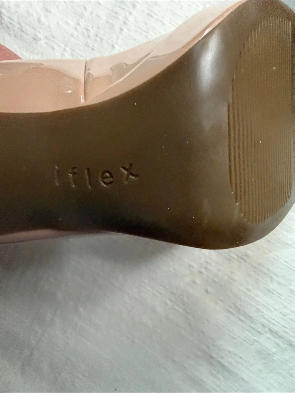 Anne Klein Iflex Women's Nude Patent Pointed-Toe Pumps NWOT